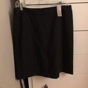 Black Loft black mini skirt NWT